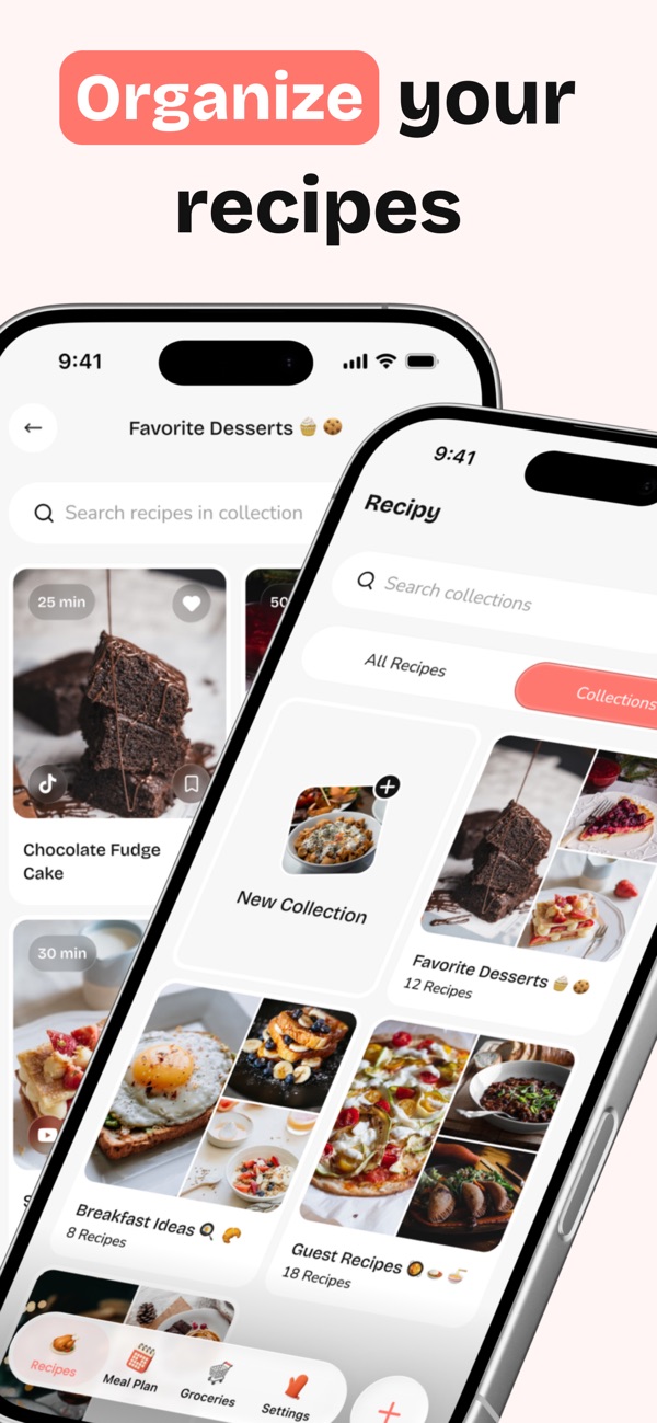 Organize your recipes