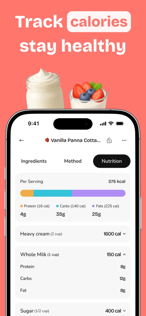 Track calories, stay healthy